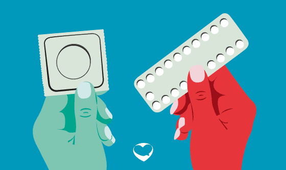 ilustración de métodos anticonceptivos
