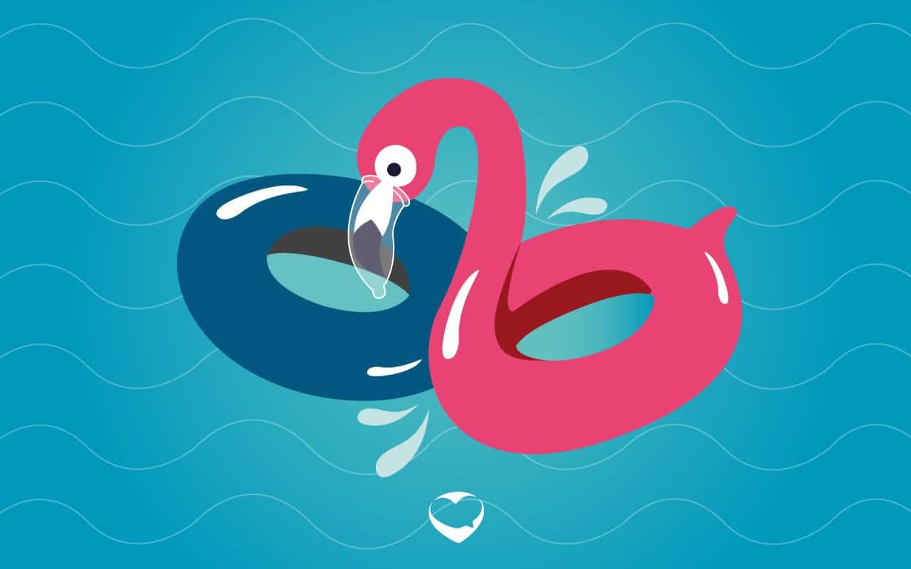 ilustración sexo en el agua